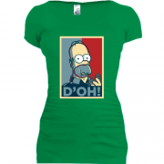 Подовжена футболка з Гомером "D`oh!"
